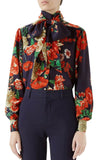 Spring Bouquet Silk Shirt