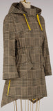Plaid Parka Jacket