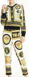 Cameo Printed Top & Cropped Pant Set