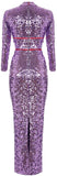 Lilac Sequin Dress