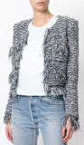 Boucl̩ Fringed Tweed Jacket