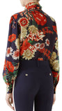 Spring Bouquet Silk Shirt