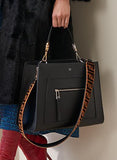Runway Black Leather Bag