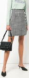 Vichy Pattern Skirt