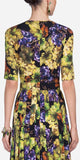 Grape Print Silk Top