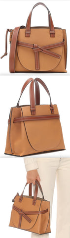 Gate Top Handle Small Bag Light Caramel/Pecan Color