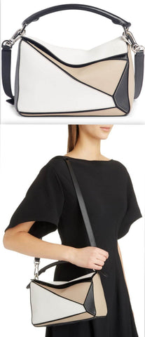 Puzzle Small Leather Shoulder Bag