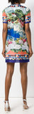 Short-Sleeve Printed Dress