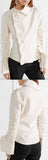 Ruffled Ruched Blouse