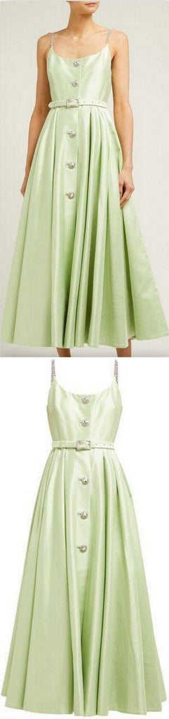 Crystal-Embellished Midi Dress, Green | DESIGNER INSPIRED FASHIONS