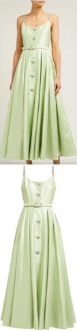 Crystal-Embellished Midi Dress, Green | DESIGNER INSPIRED FASHIONS