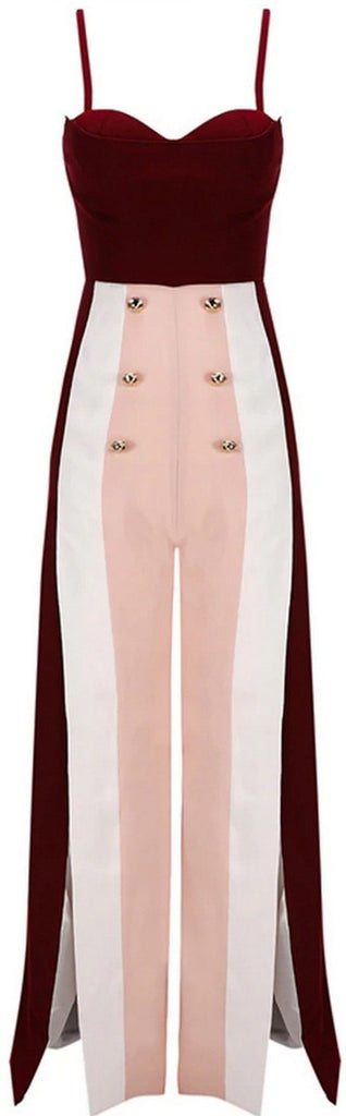 Color-Block Jumpsuit
