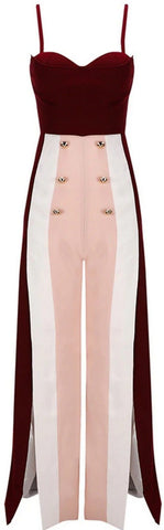 Color-Block Jumpsuit