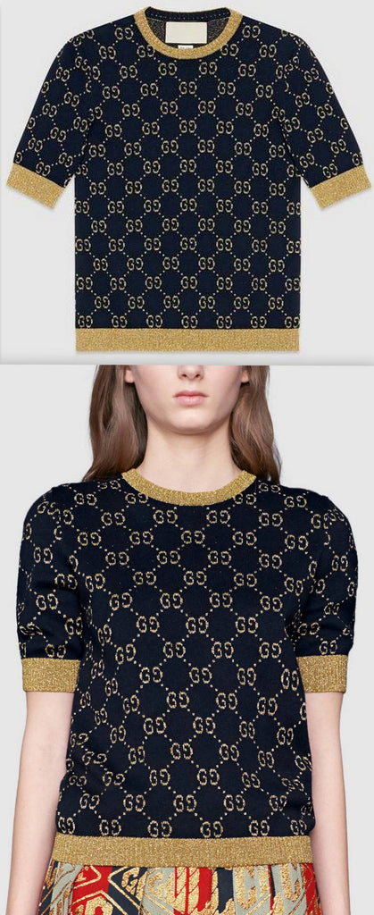 GG Cotton Lurex Top