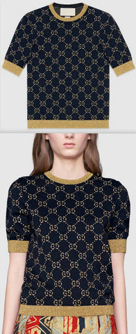 GG Cotton Lurex Top