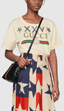 Oversize T-Shirt with Logo and Stars