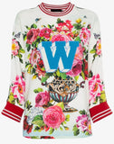 Peonie Print Sports Top