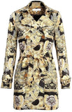 Baroque Double-Breasted Short Coat