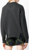 Intarsia Knit Embellished Sweater