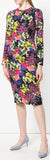 Floral Print Fitted Dress