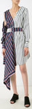 Asymmetric Two-Toned Shirt Dress
