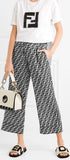Cropped Printed FF Logo Pants