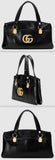 Arli Large Python Top Handle Bag
