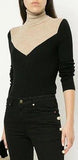 Two-Toned Turtle Neck Sweater