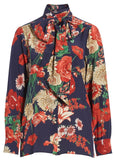 Spring Bouquet Silk Shirt