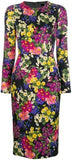Floral Print Fitted Dress