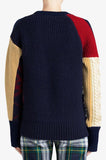 Patchwork Wool Sweater