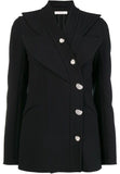 Short Black Wool Coat