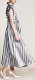 Striped Midi Dress