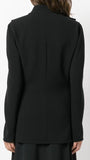 Short Black Wool Coat