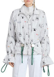 Poole Triple Archive Logo Print Windbreaker Jacket