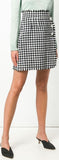 Vichy Pattern Skirt