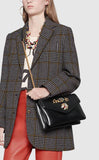 Medium Shoulder Bag with Tiger Head - Black, Red, Green, White