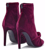 Ophelia Velvet Booties