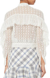 Floral Organza Cutwork Top