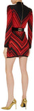 Chevron Knit Bodycon Dress