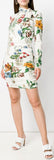 Glass Floral Print Dress