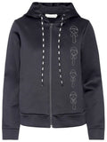 Print Zip-Up Hoodie and Pant Set