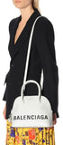 Ville S Leather Tote, White