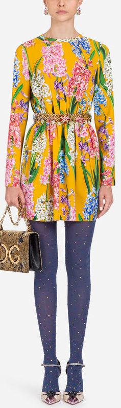 Printed Cady Dress