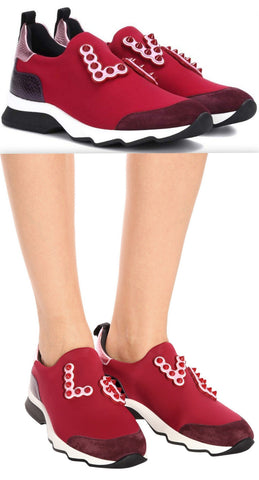 Embellished Slip-On Sneakers