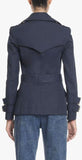 Short Double-Breasted Trench Jacket
