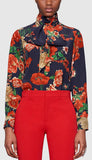 Spring Bouquet Silk Shirt