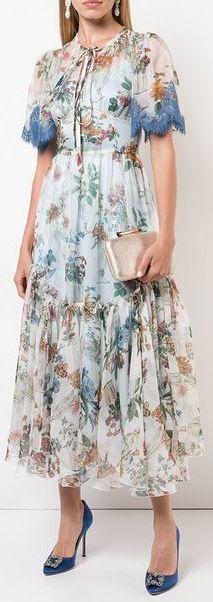 Ruffled Hem Floral Dress *Limited Stock*