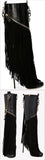 'Manitoba' Fringed Boots - DESIGNER INSPIRED FASHIONS