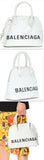 Ville S Leather Tote, White